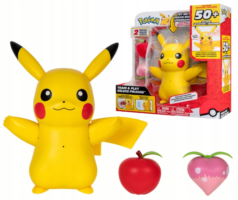 Pikachu en peluche deluxe avec son, lumières et mouvements Jazwares