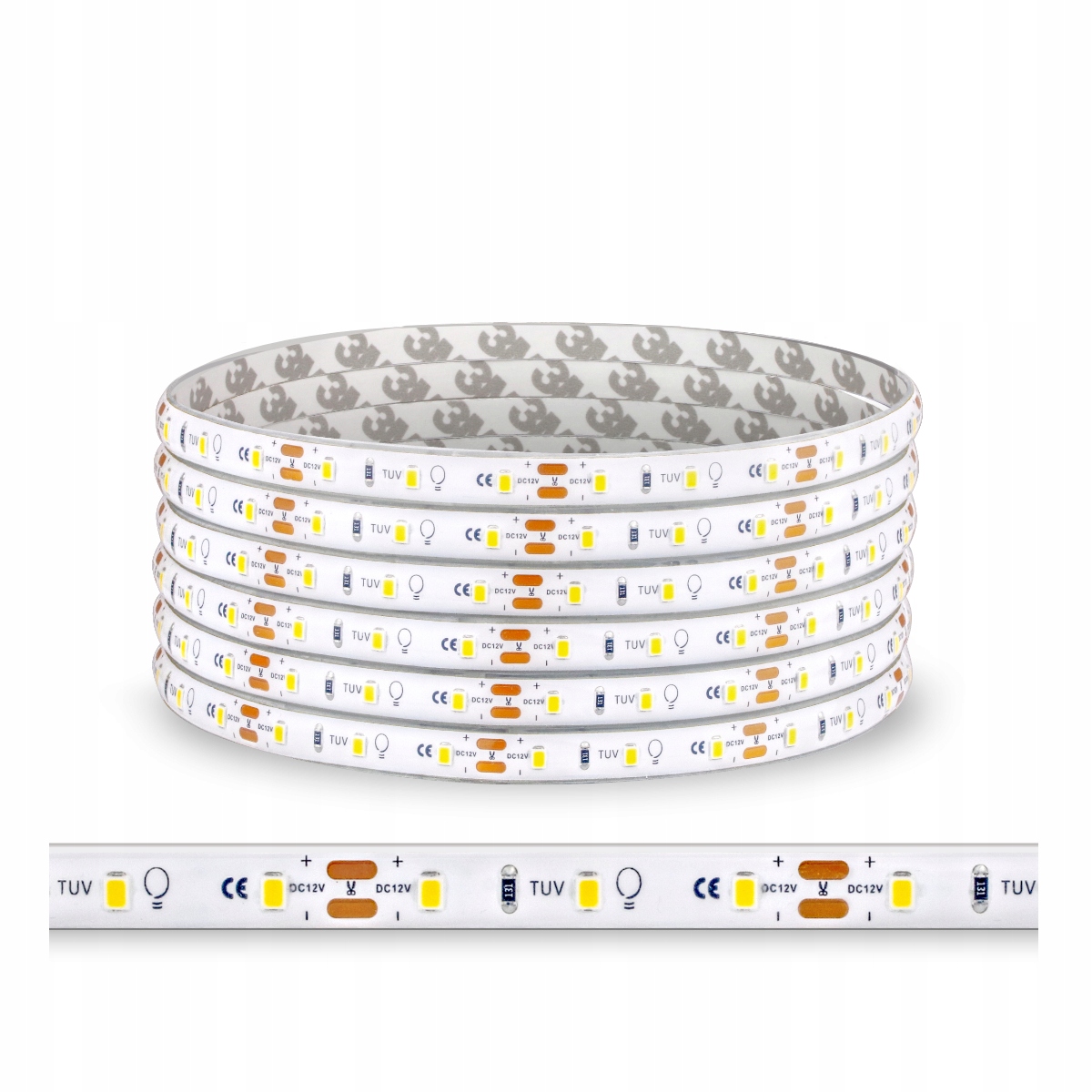 

Taśma 60LED 12V/DC IP67 4000K 6W/m CRI90+ 1METR