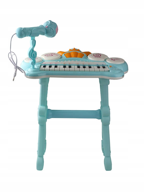 

Pianinko Keyboard 24 klawisze Mikrofon Krzesełko