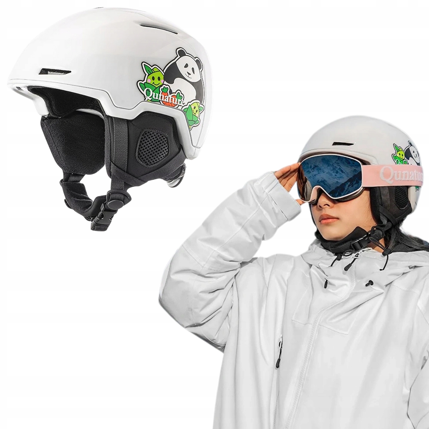 Dětská Snowboardová Lyžařská Přilba O Velikosti 54-58 CM S Ventilací Qunature