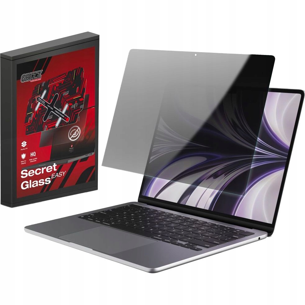Sklo Grizz pro MacBook Air 15" M4 2025 na displej s aplikátorem