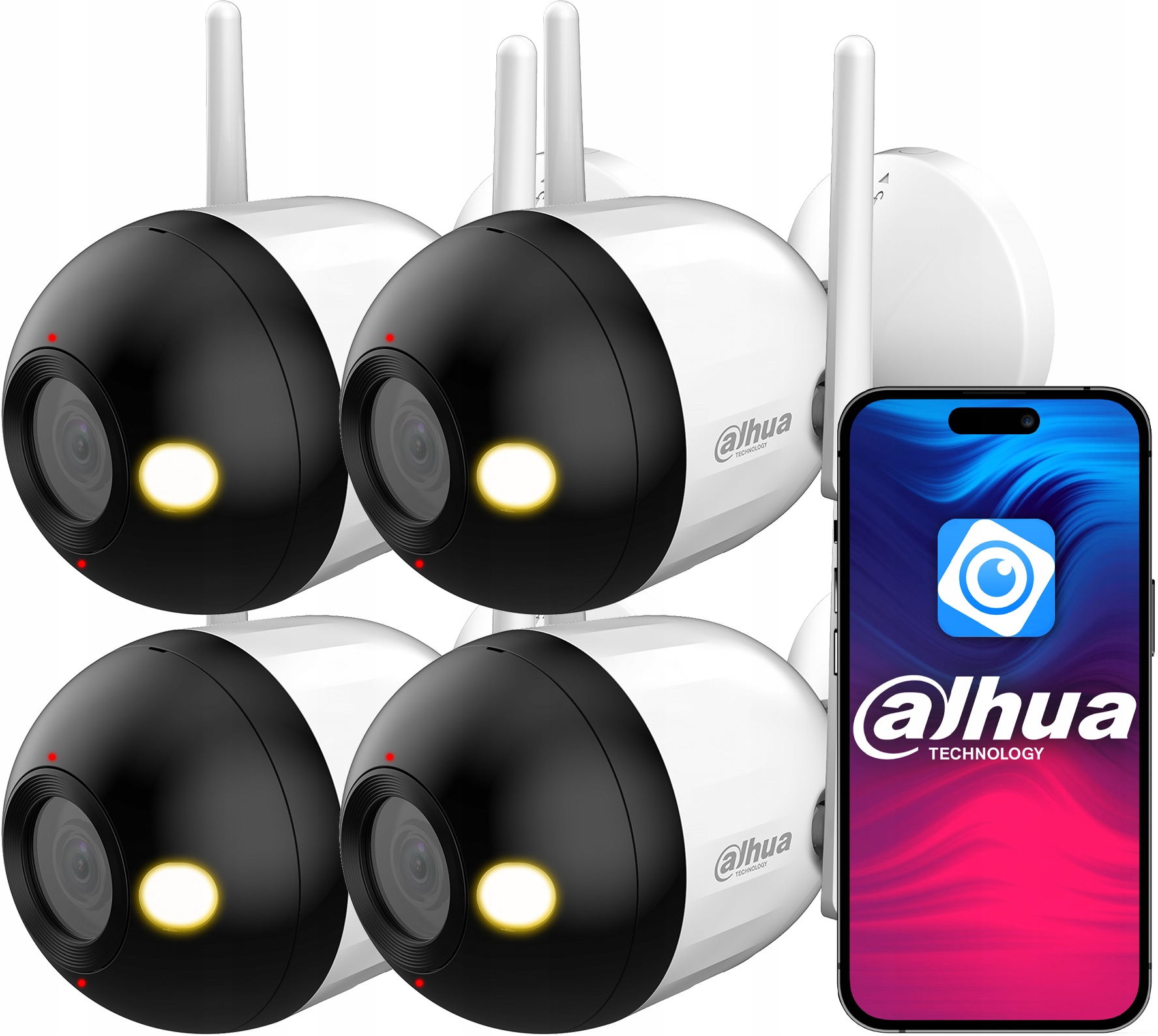 WiFi kamera Dahua x4 4MPx 2K+ F4C-PV Smart Dual Light Audio Detekcia Ai