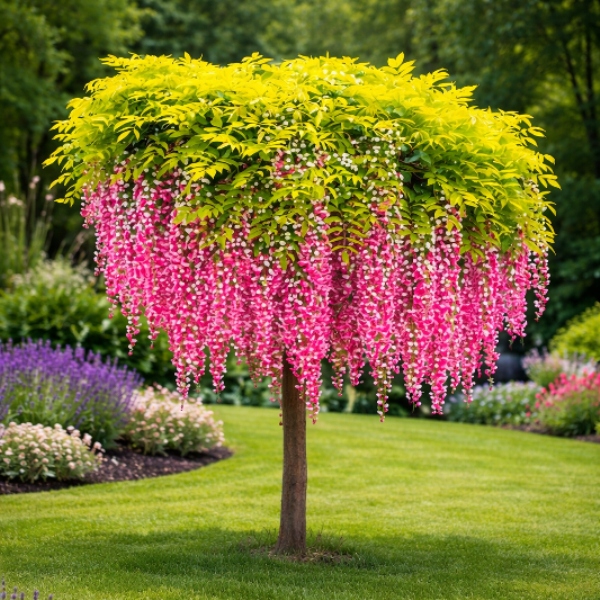 ГЛИЦИНИЯ РОЗОВАЯ САМАЯ КРАСИВАЯ ЛИАНА В МИРЕ