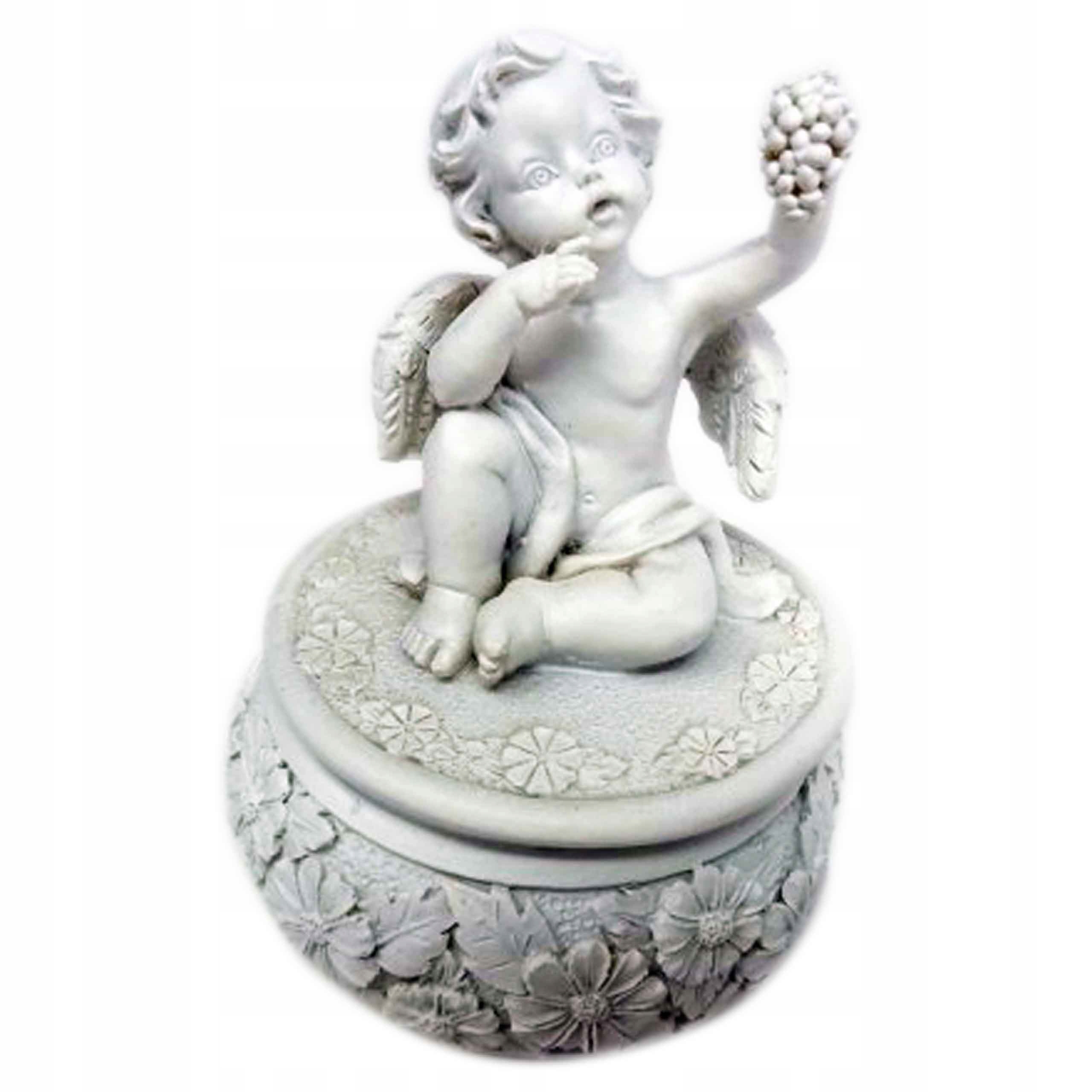 

Kasetka puzderko figurka anioł 11 cm na biżuterię