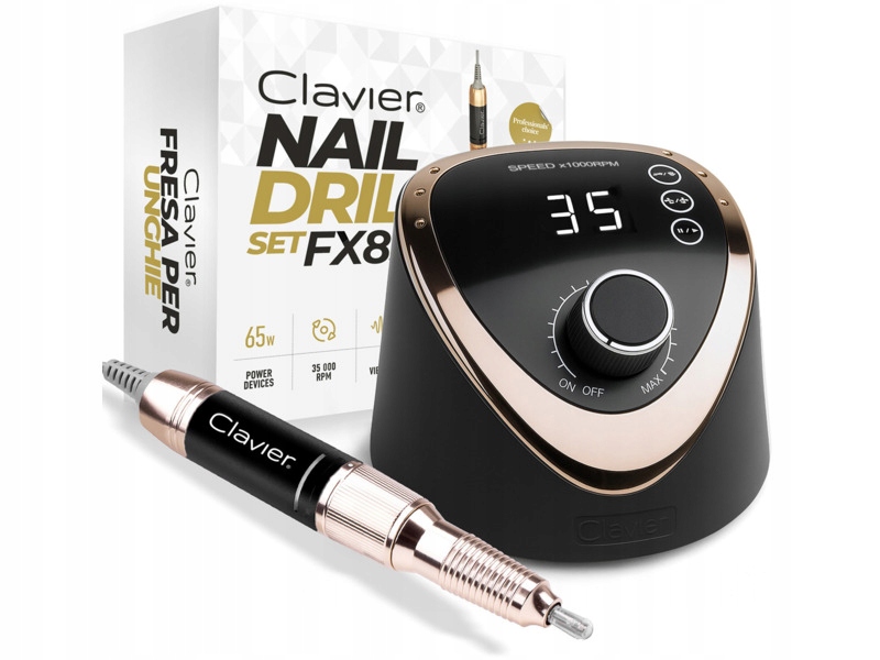 Frezarka do paznokci Clavier FBl Czarny