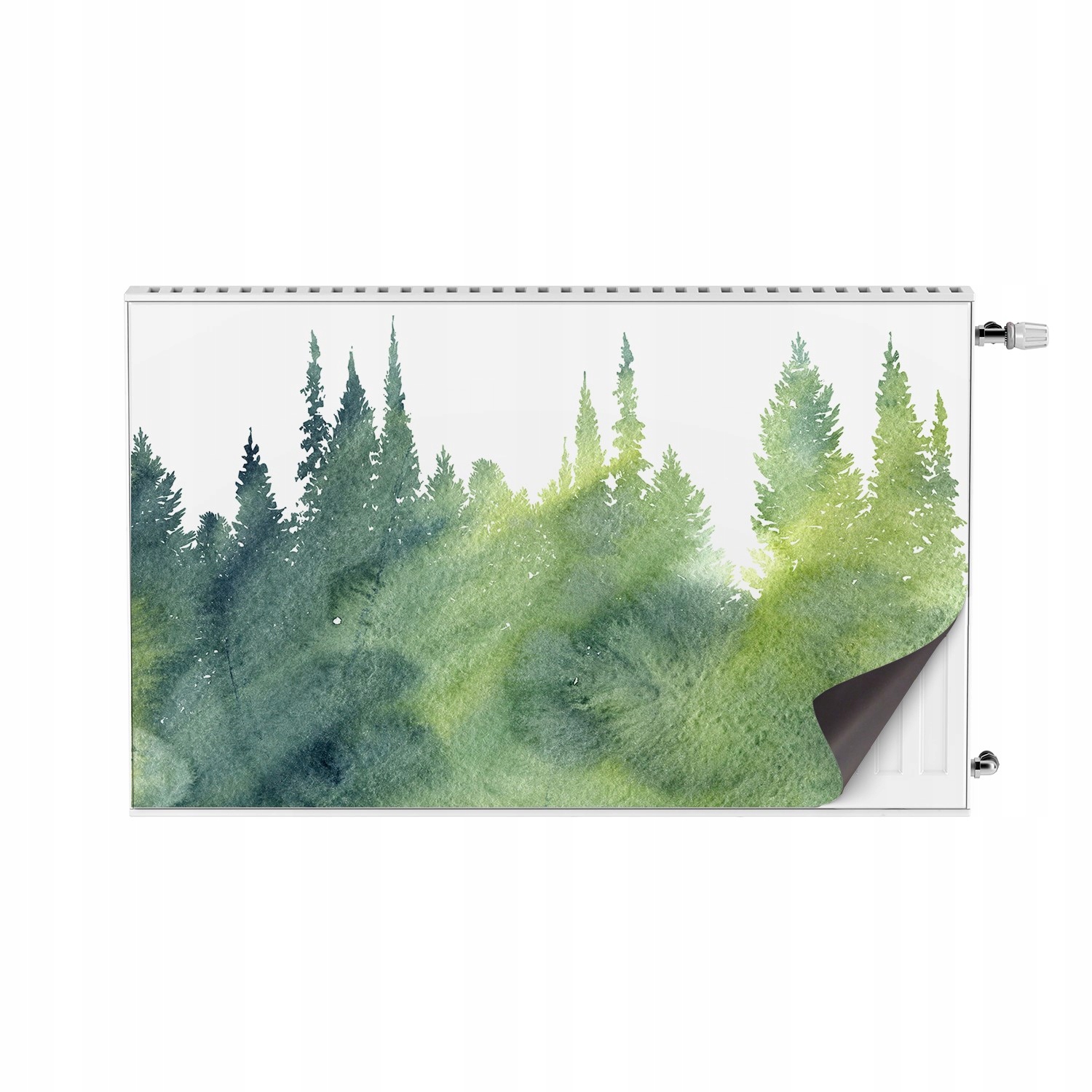 Kryt na radiátor 100x60 s fotografií Příroda vánočního stromku