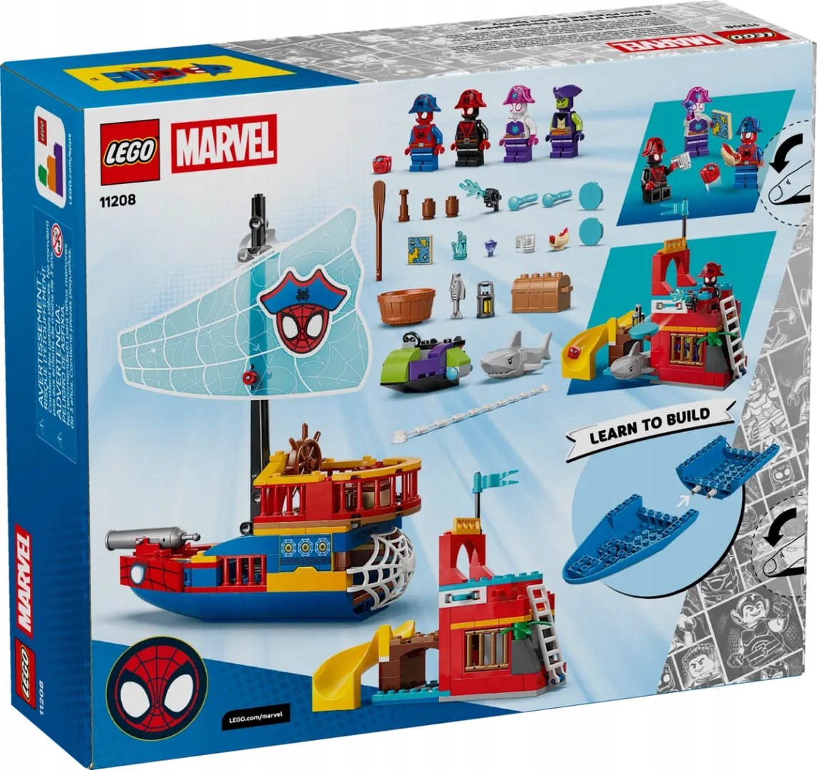 11208 Lego Heroes Loď týmu Spideyho Lego