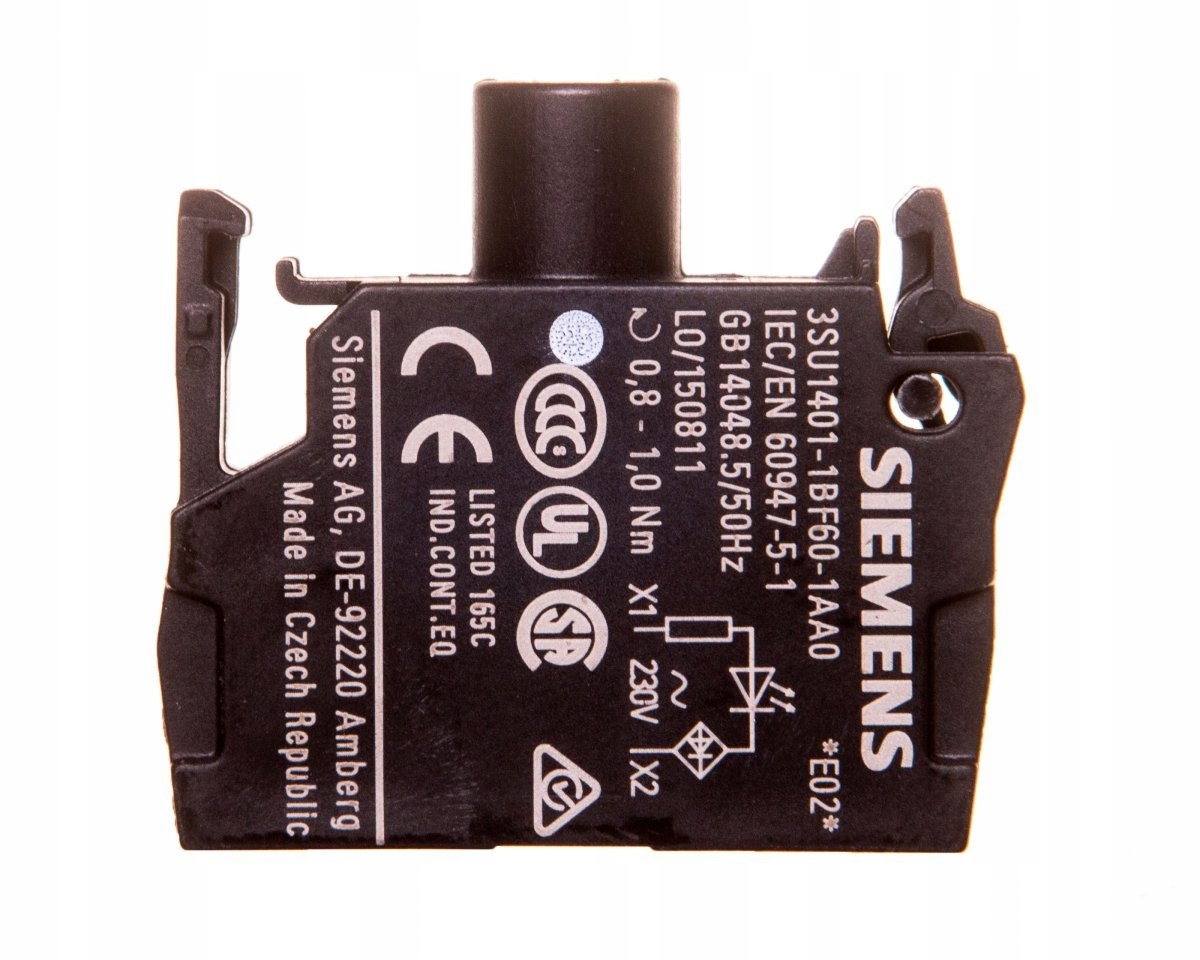

Oprawka z Led biała 230V 3SU1401-1BF60-1AA0