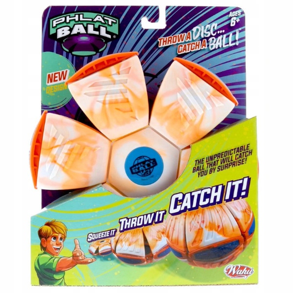 Goliath PhlatBall Dyskopiłka SWIRL v4 pomarańczowa