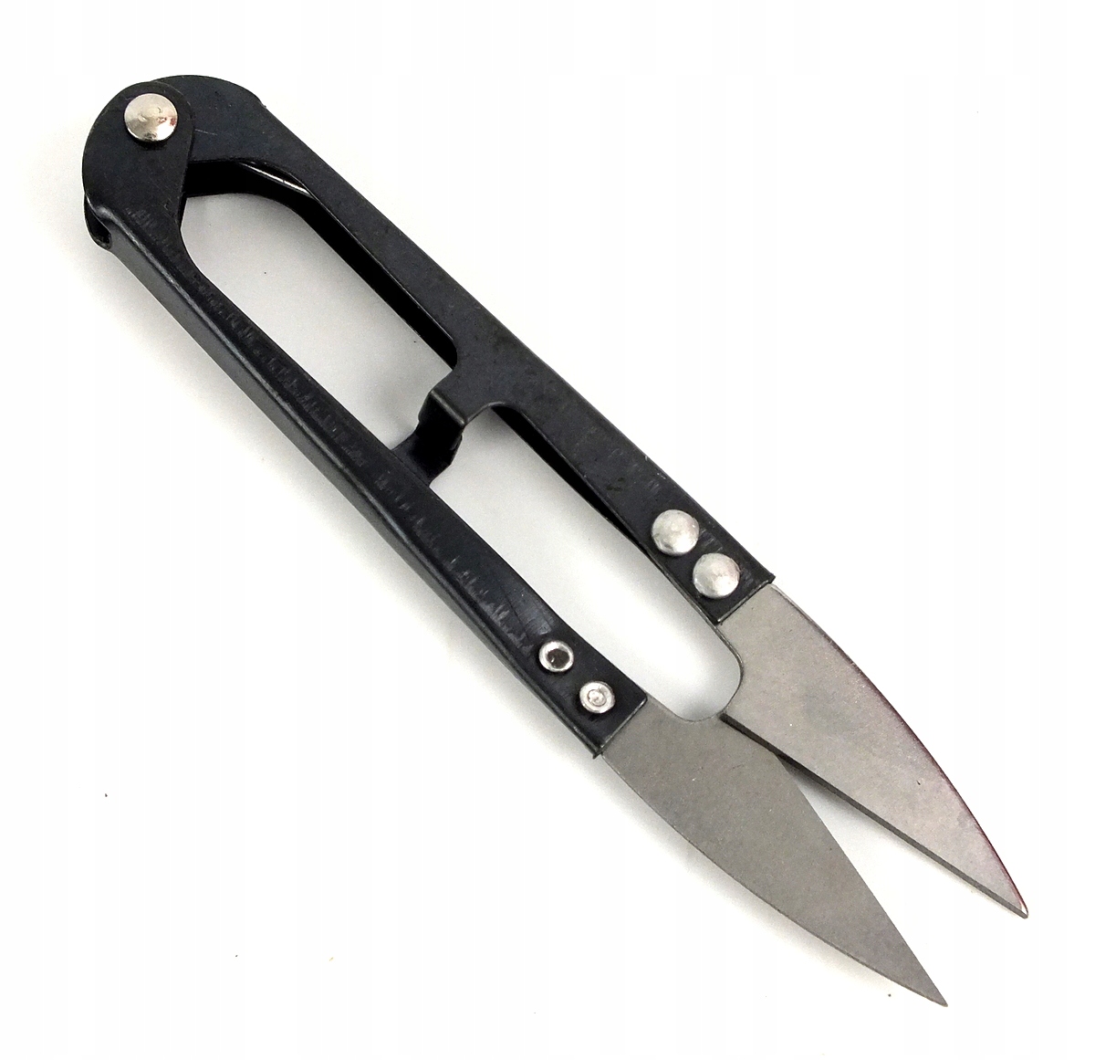 OSTRE NOŻYCZKI WĘDKARSKIE DO ŻYŁKI I PLECIONKI STALOWE Czarne Marka inna