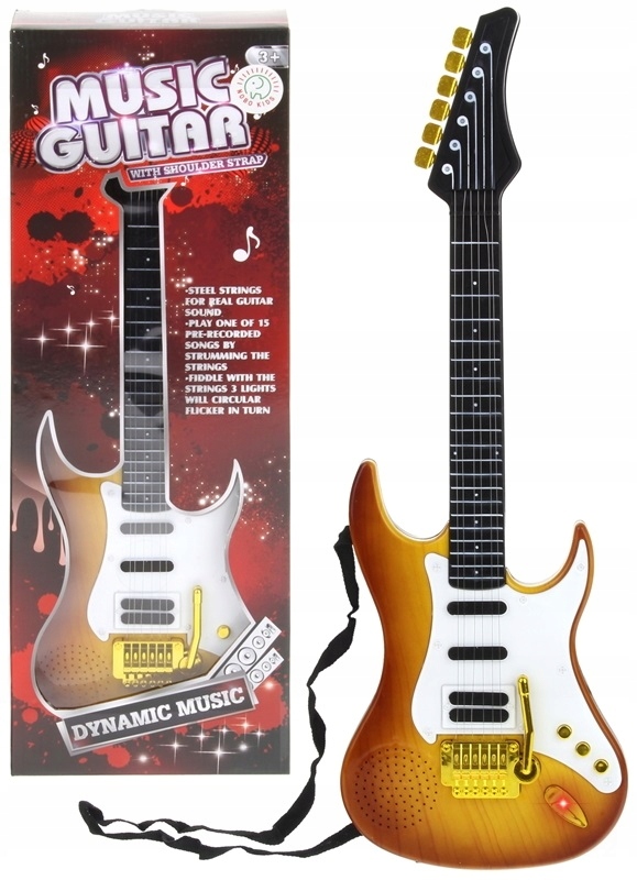 

Gitara Elektryczna Rockowa Metalowe Struny Melodie