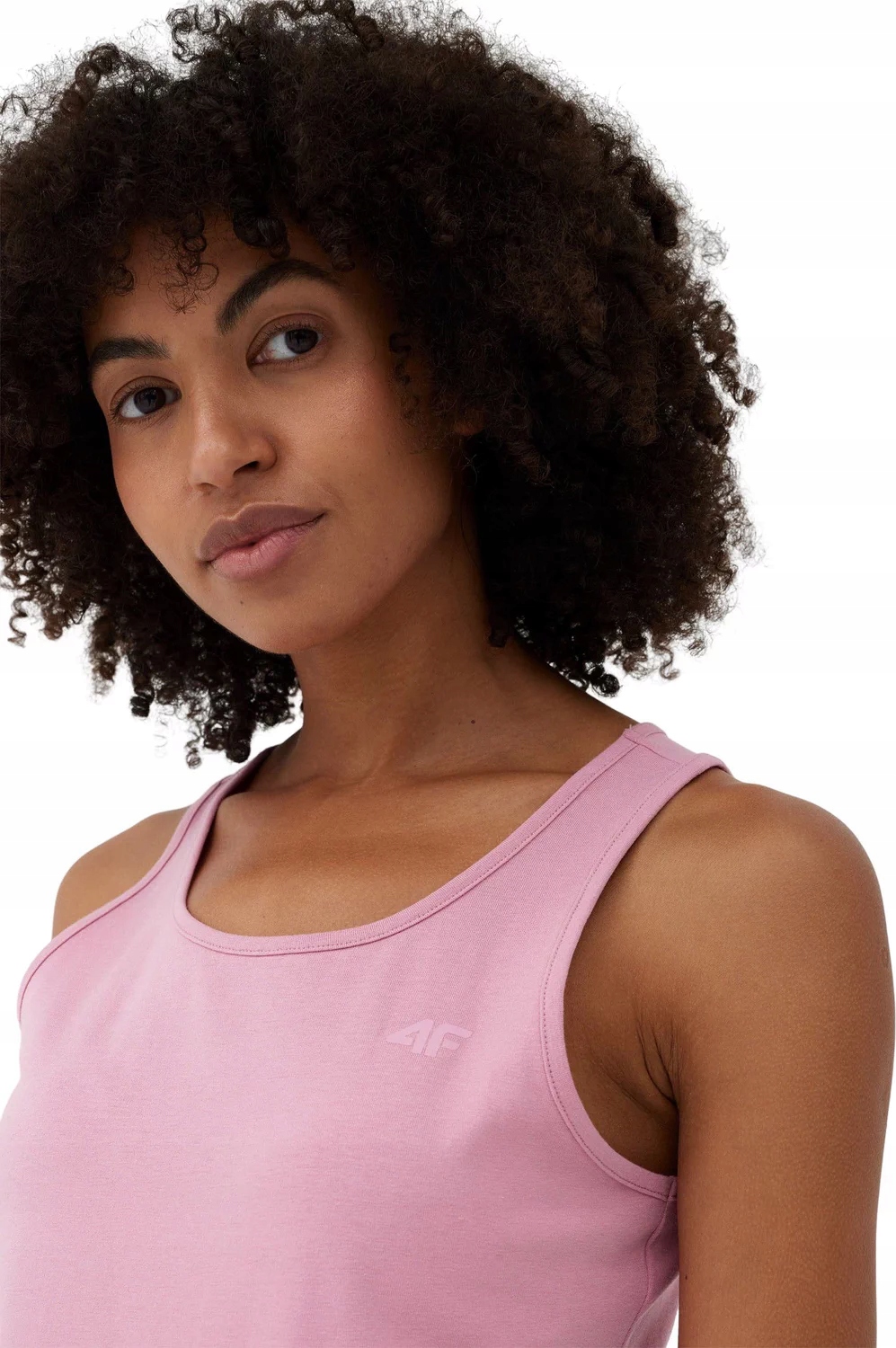 KOSZULKA DAMSKA SPORTOWA TANK TOP PODKOSZULEK 4F Materiał dominujący bawełna