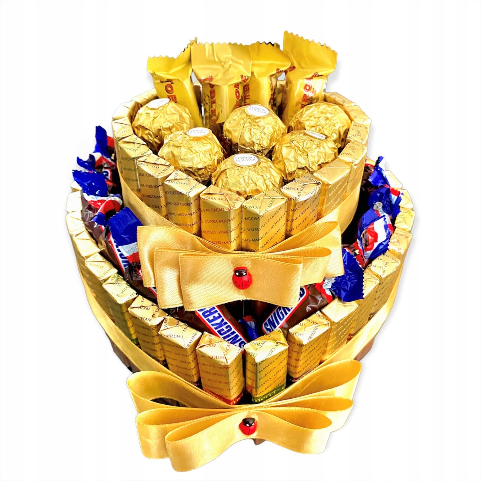 

Tort z czekoladek Merci i Ferrero Zestaw