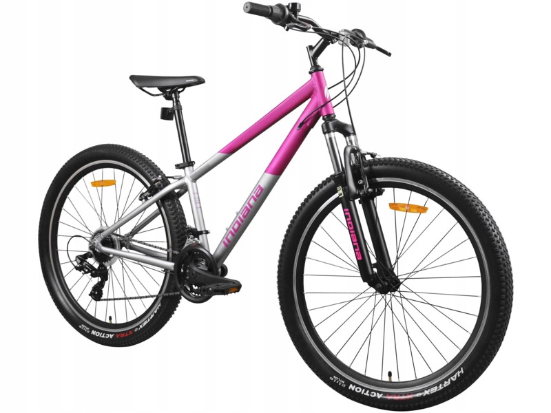 Rower młodzieżowy Indiana X-Pulser 1.7 27.5 cala dla dziewczynki Różowy