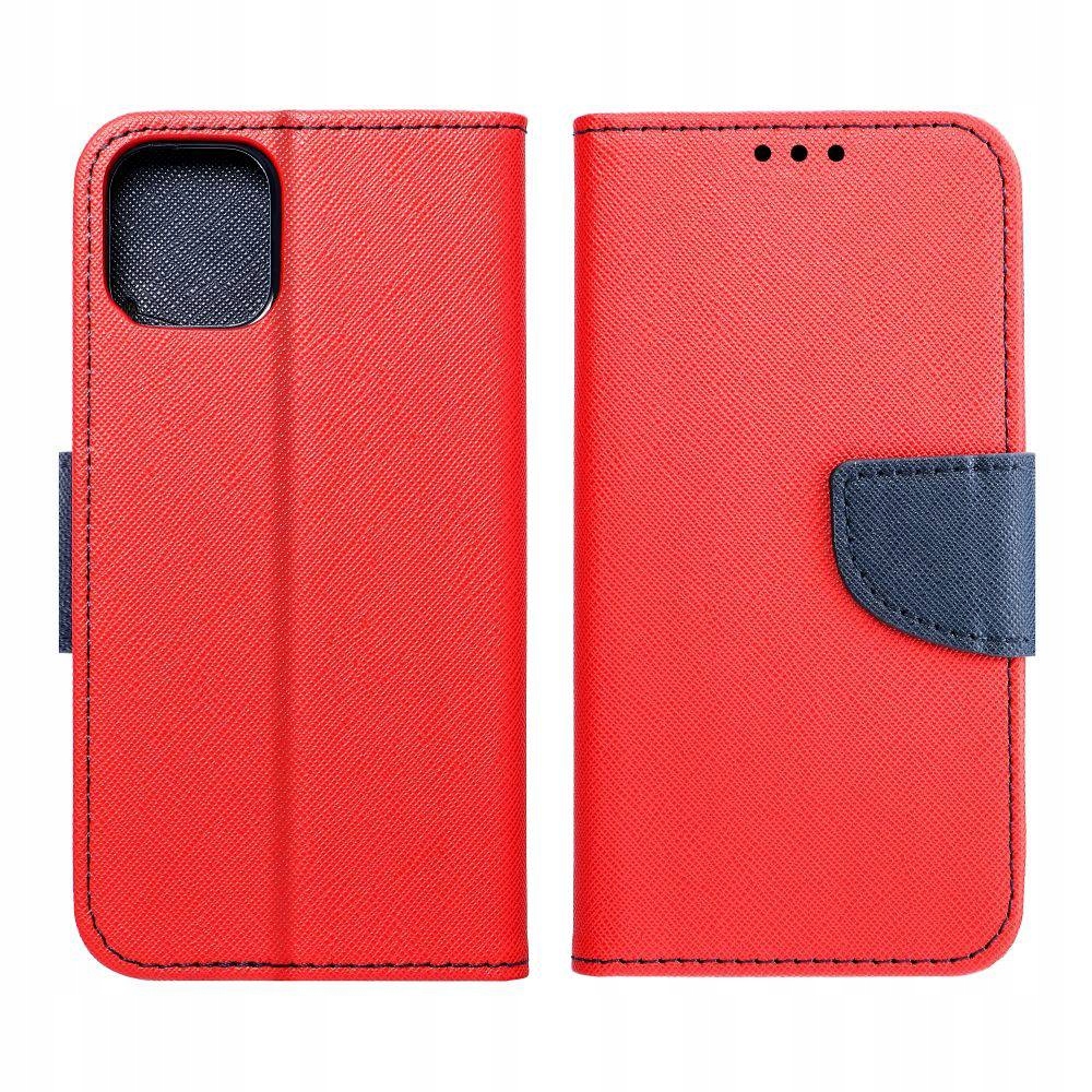 Etui Fancy Book Do Samsung A37 Czerwono Granatowy
