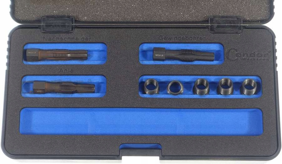 Sada na závit M10x1.25, 8 ks