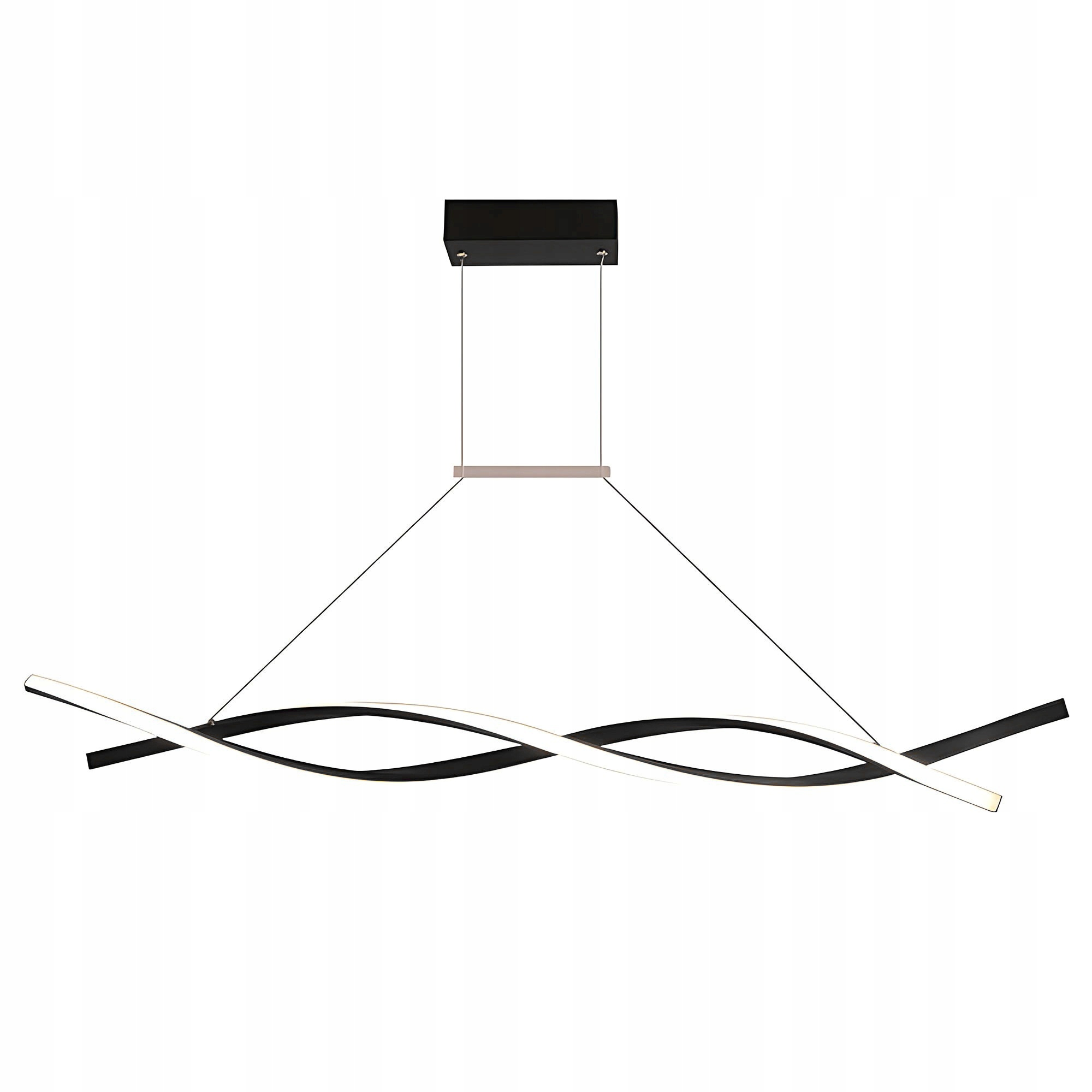 Lampa LHJ020 Led czarna sufitowa żyrandol 120 nad stół wyspę