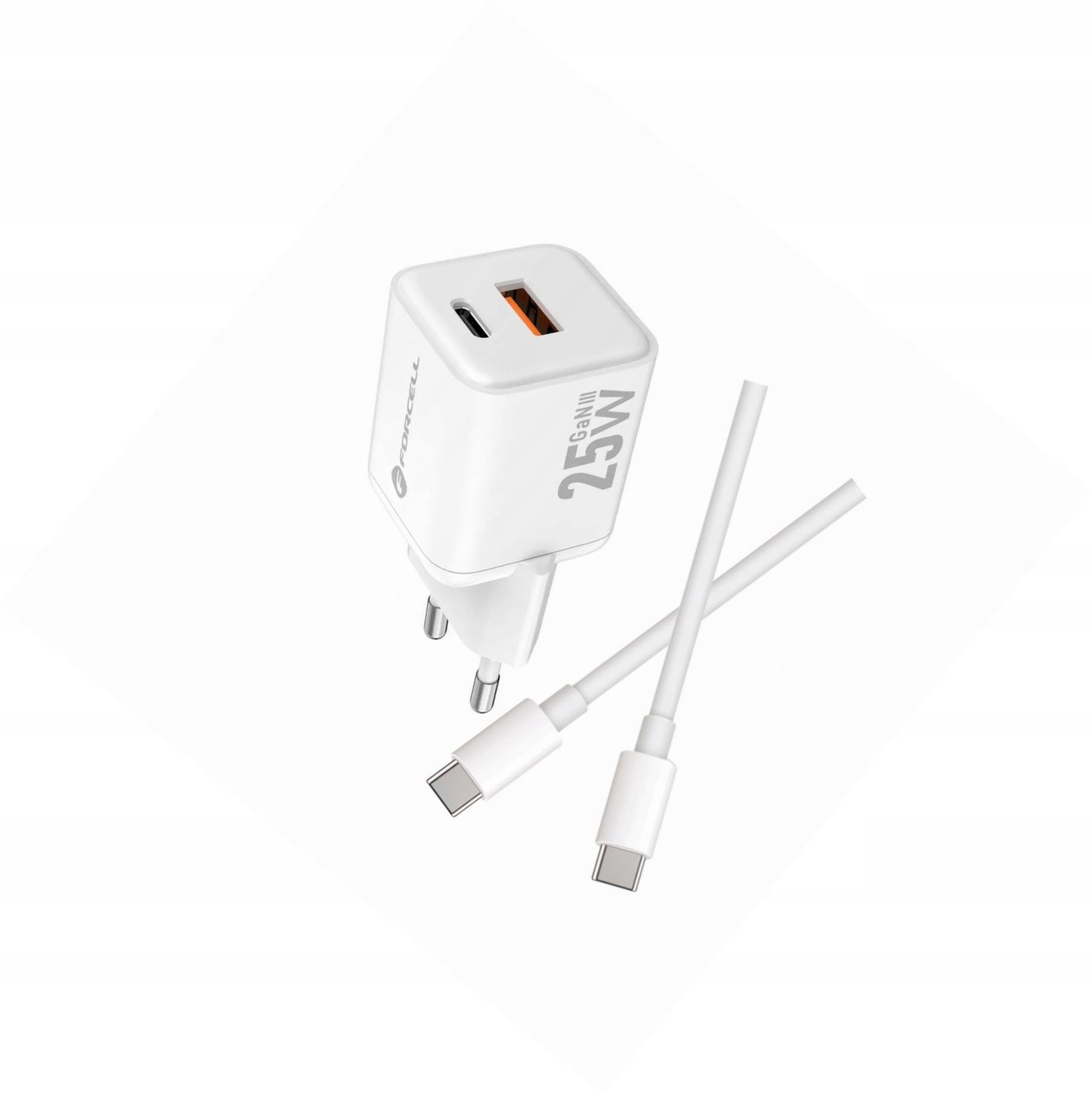 Szybka ładowarka Gan 25W z długim kablem Usb-c do Xiaomi Redmi Note 8T