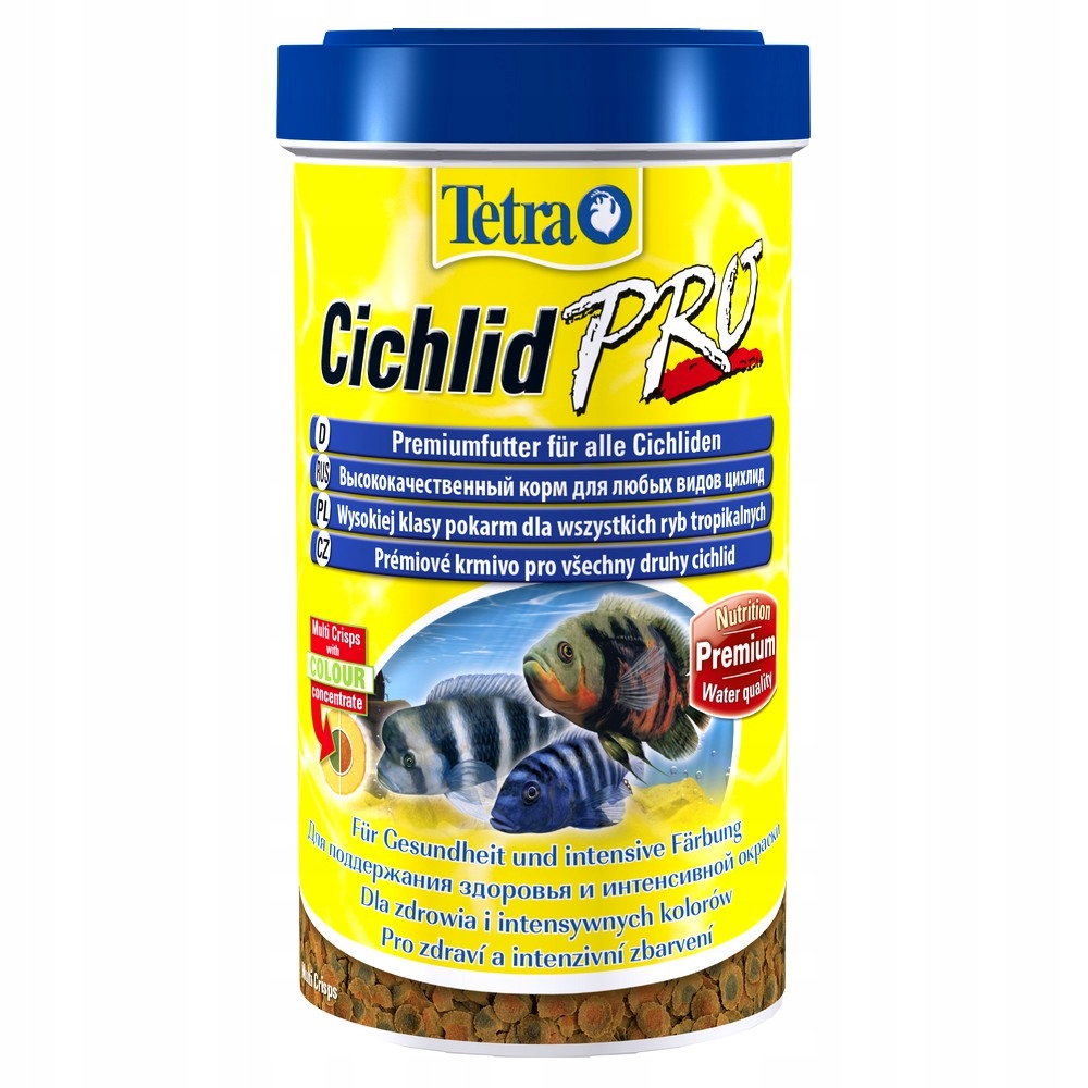 Krmivo Pro Ryby Cichilidy Tetra Crisps 500 ML Křupky Pro Cichlidy