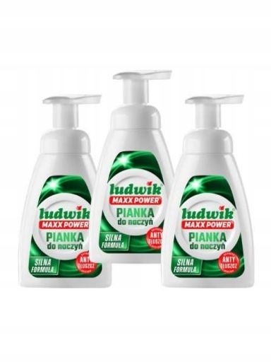 Levně Pěna na mytí nádobí Ludwik Maxx Power 300 ml x 3 kusy