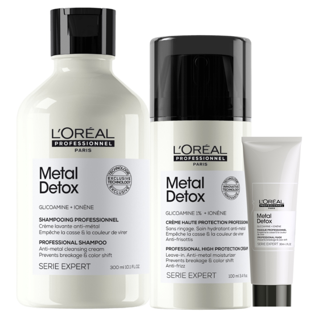 Loreal Metal Detox szampon neutralizujący metale, krem do włosów