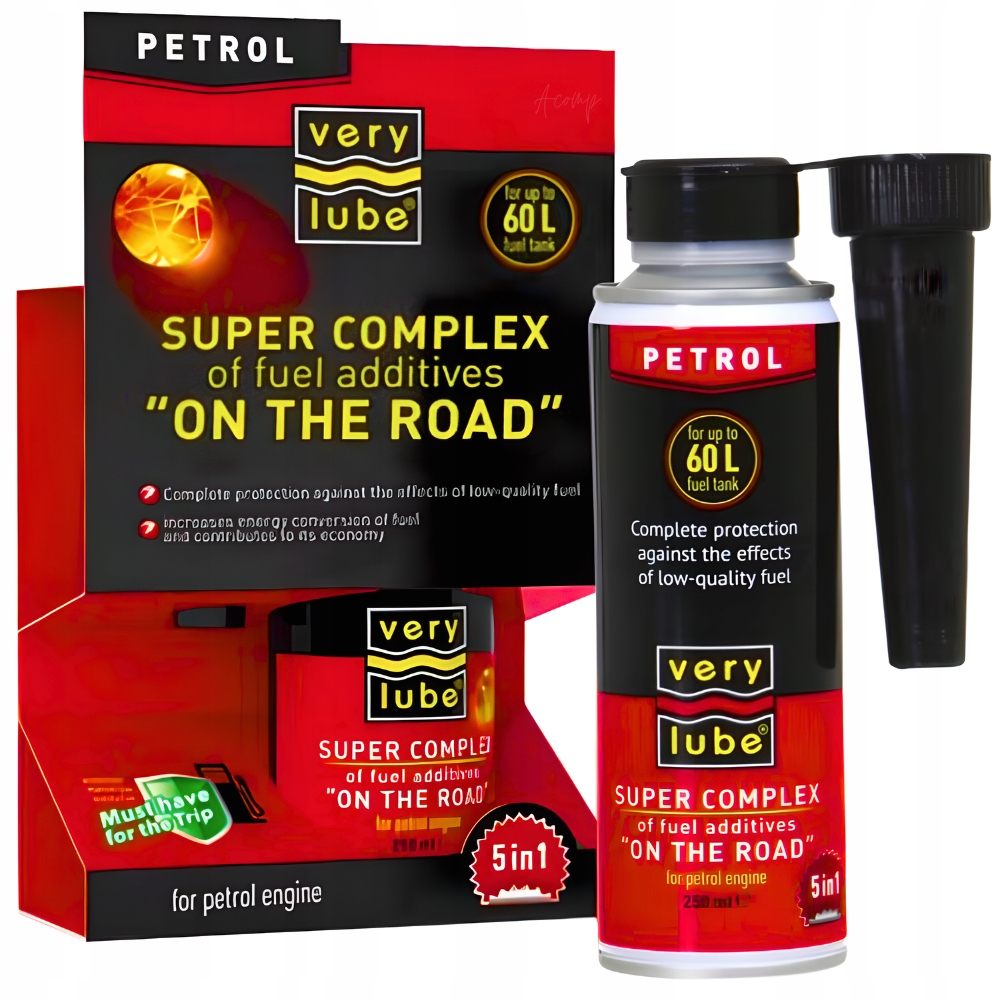 Xado VeryLube Petrol 5w1 smaruje, czyści wtryski, zawory, Kat, Egr, Turbo