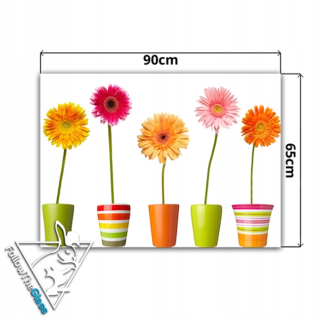 dekor szkło panel hartowany HD 90x65 kwiat Typ dekor