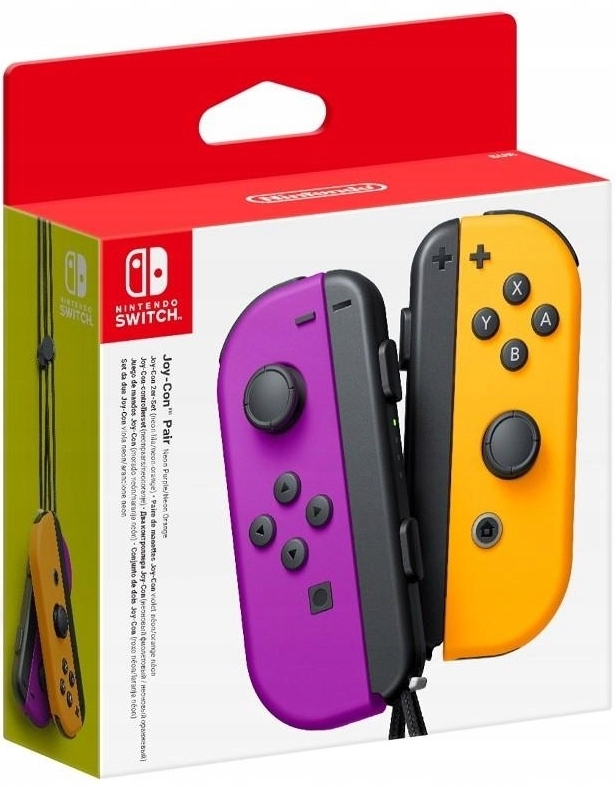 Kontroler Nintendo Switch Joy-Con Pair Neon Fioletowy/Pomarańczowy