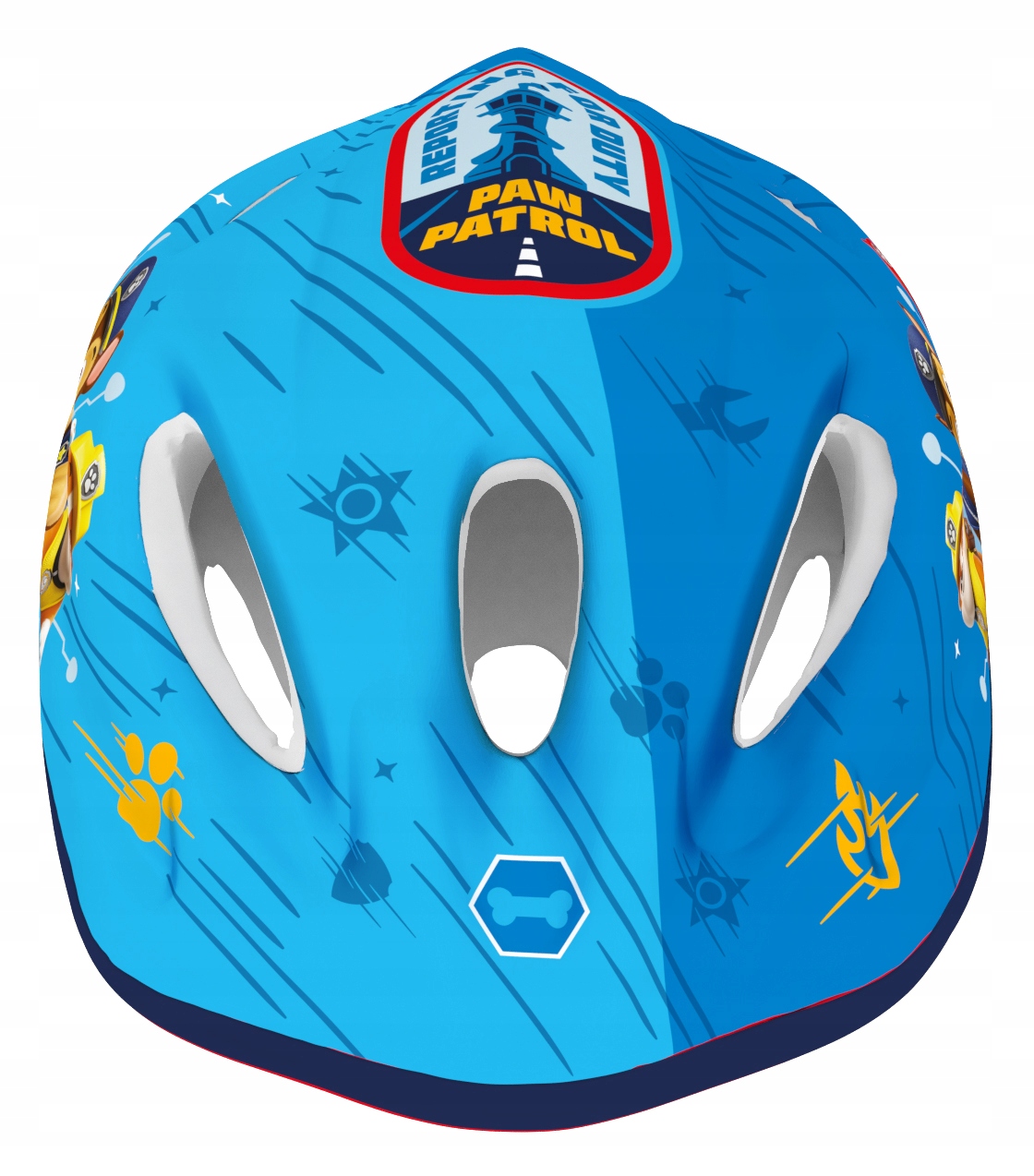 KASK SPORTOWY ROWEROWY DZIECIĘCY PSI PATROL PAW CHASE MARSCHALL RUBBEL Obwód głowy 52-56 cm