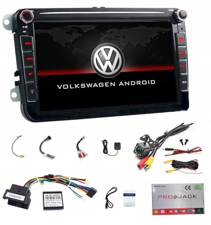 Autorádio Carplay Gps Andorid Vw Passat B6 2005-2010 2GB 64GB