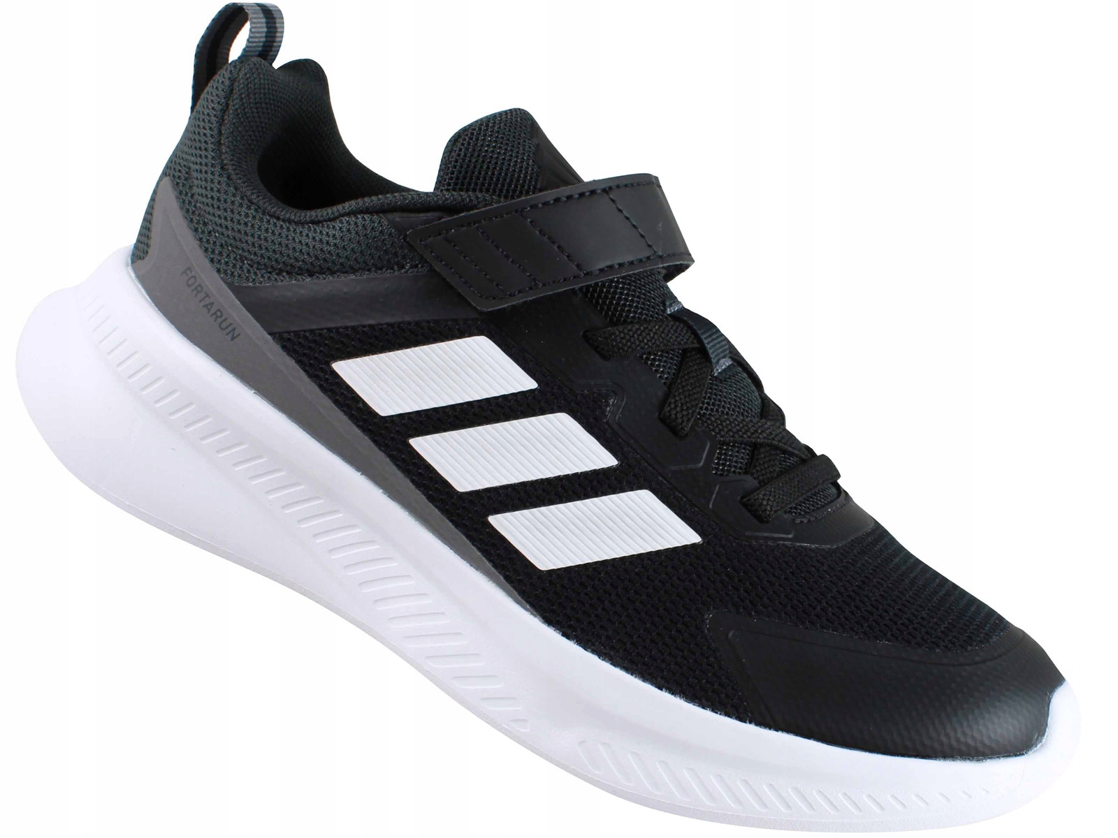 Adidas Fortarun JQ5193 Buty Sportowe Czarne Na Rzep Gumka