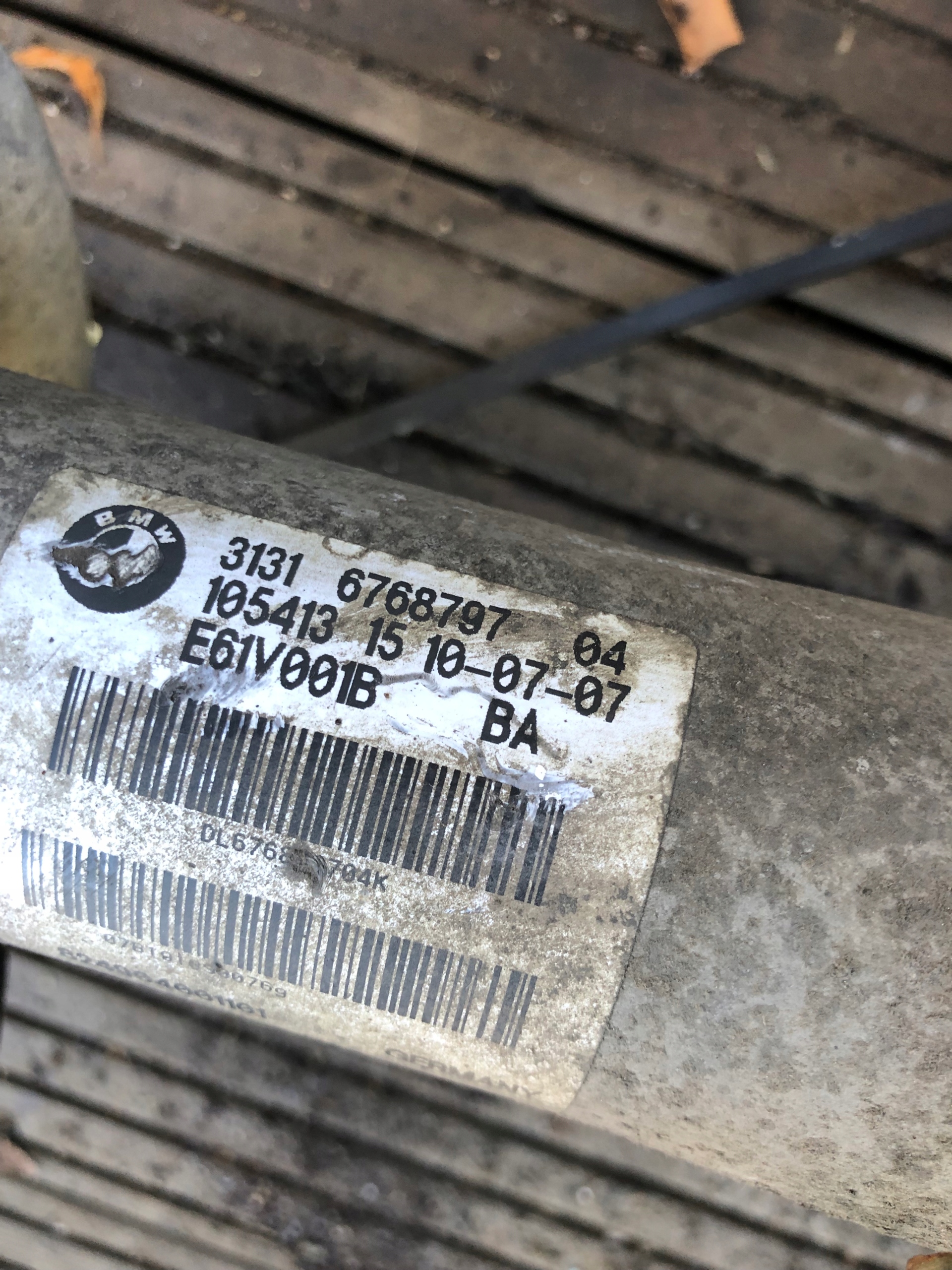 BMW E60 E61 McPherson levý předek otoč 6768797