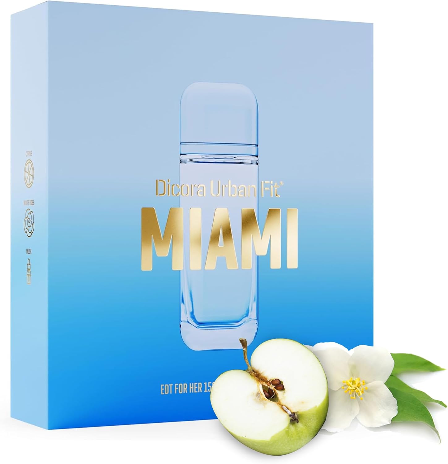 Set Dicora Urban Fit toaletní voda Miami For Her 150 ml Kosmetická Taška