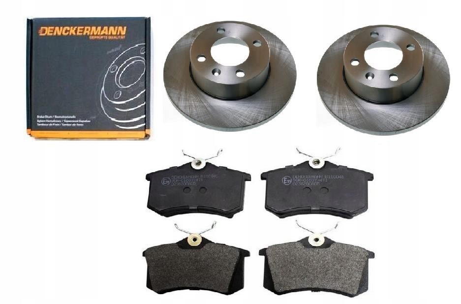 Kotouče Kostky Vw Polo 6N2 Zadní 232MM Sada.