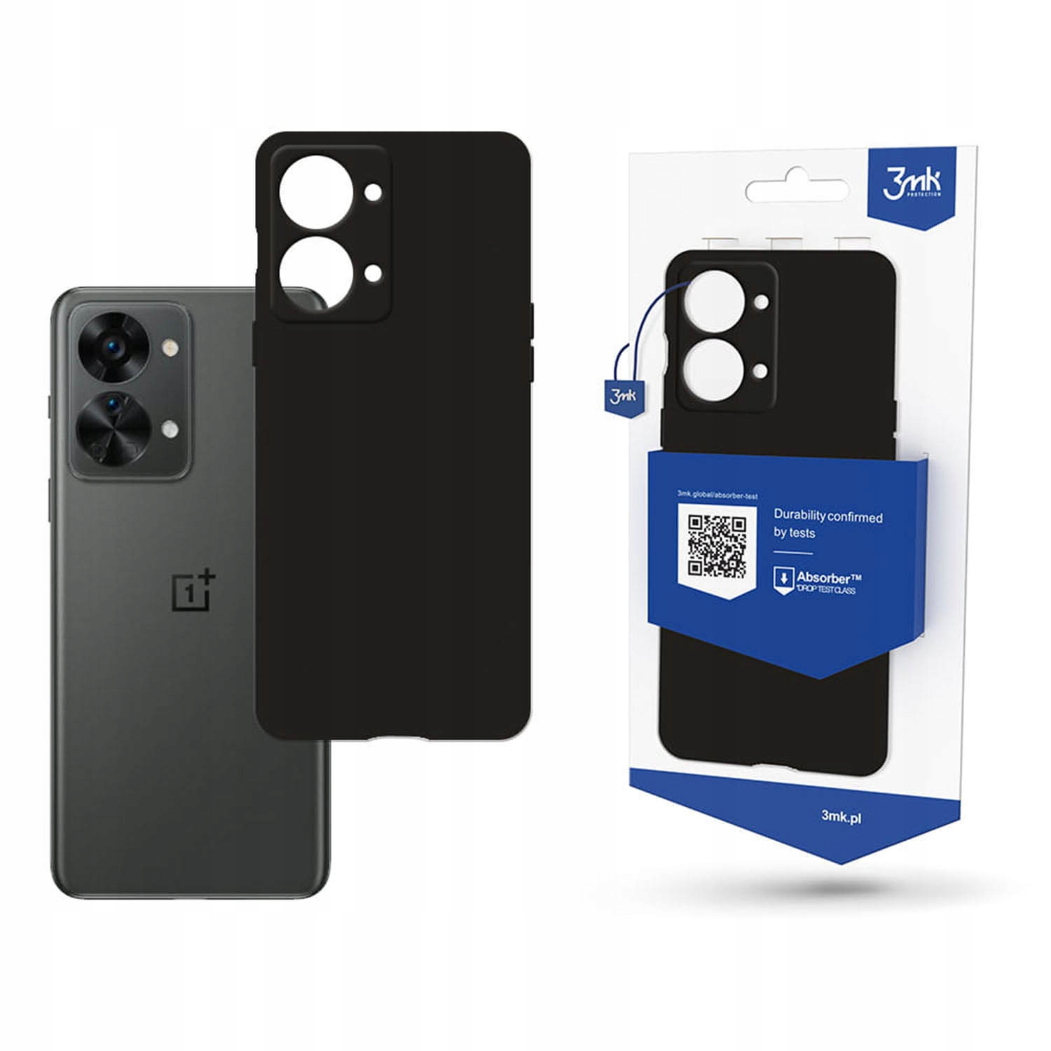 Etui 3mk Matt Case na Oppo Reno 8T 4G czarne matowe 3mk Protection