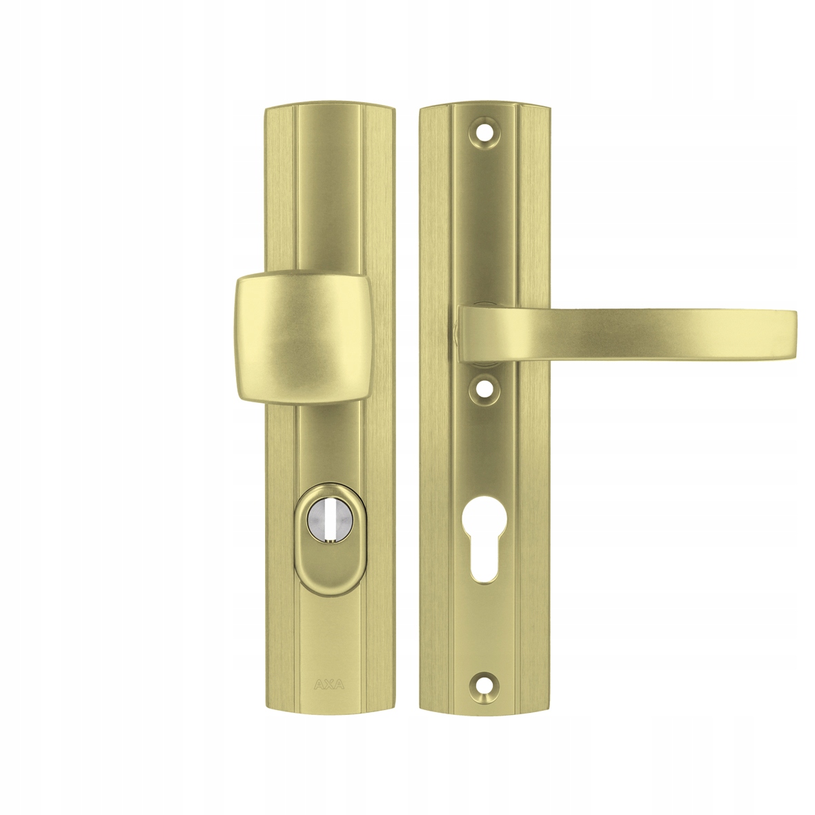 Vonkajšia kľučka-gombík Prestige Flex Axa zlatá 72 mm