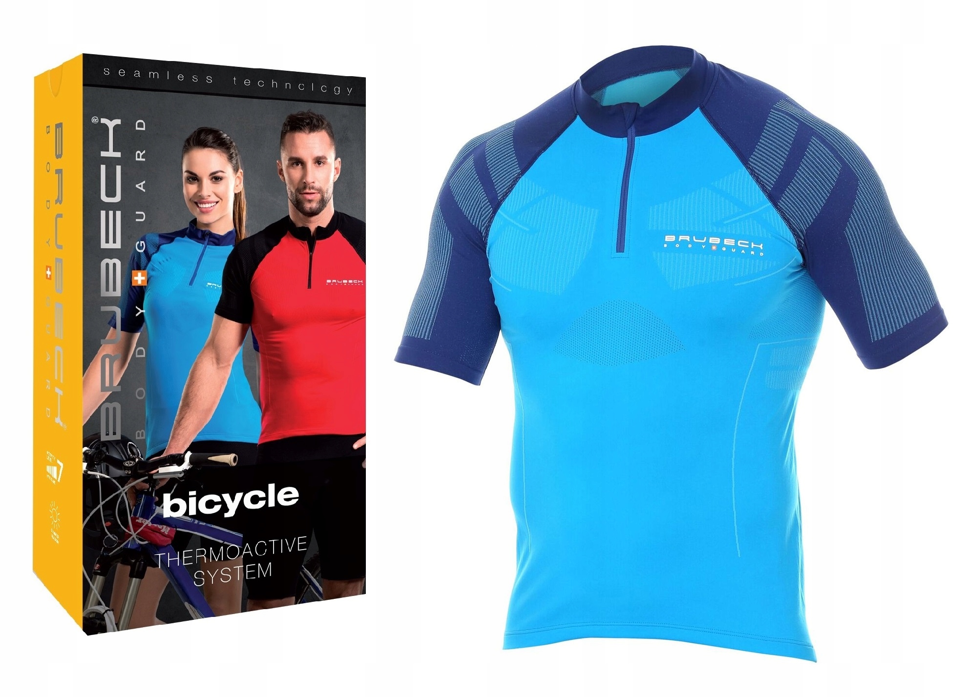 Brubeck Bicycle Oddychająca Koszulka Rowerowa M
