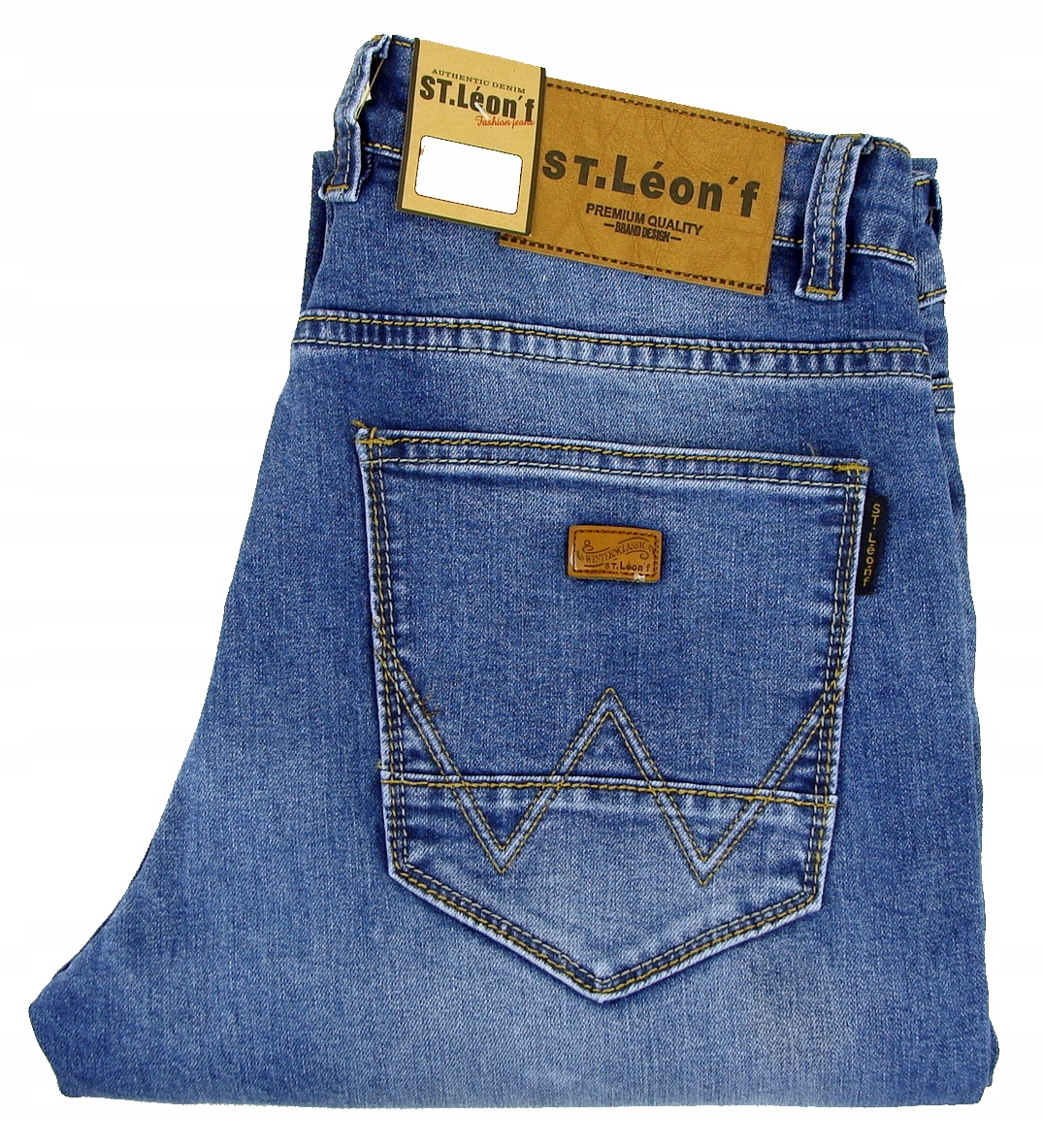 SPODNIE ST LEON 2149 W37-94/100CM L 30 GRANAT