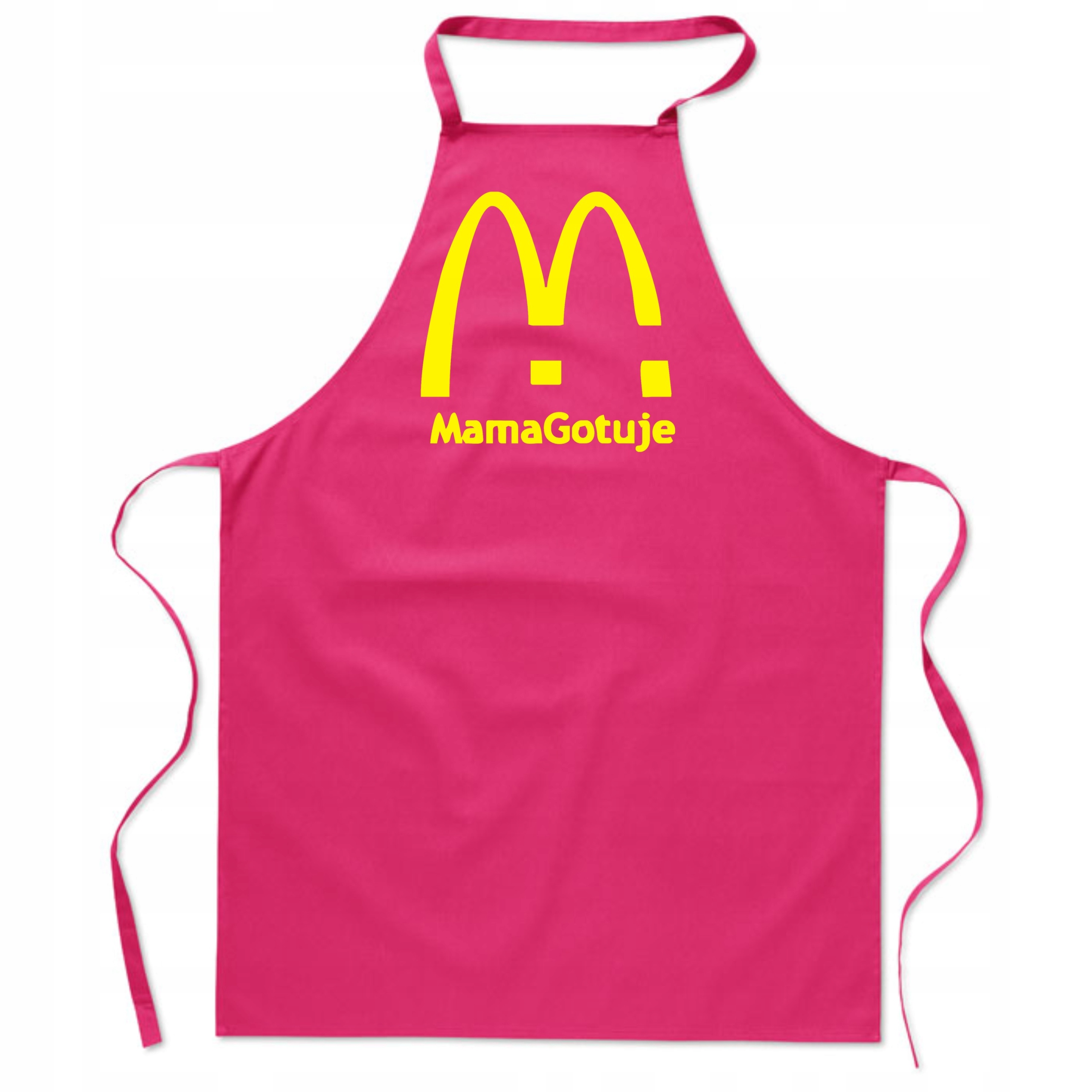 Fartuch kuchenny - dla Mamy - M jak Mama Gotuje - Różowy