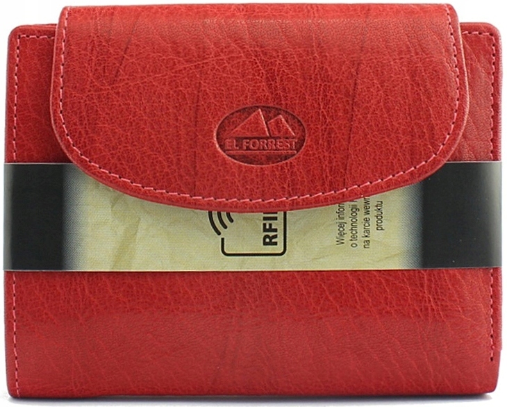 

P300 Damski mały skórzany portfel El Forrest Rfid