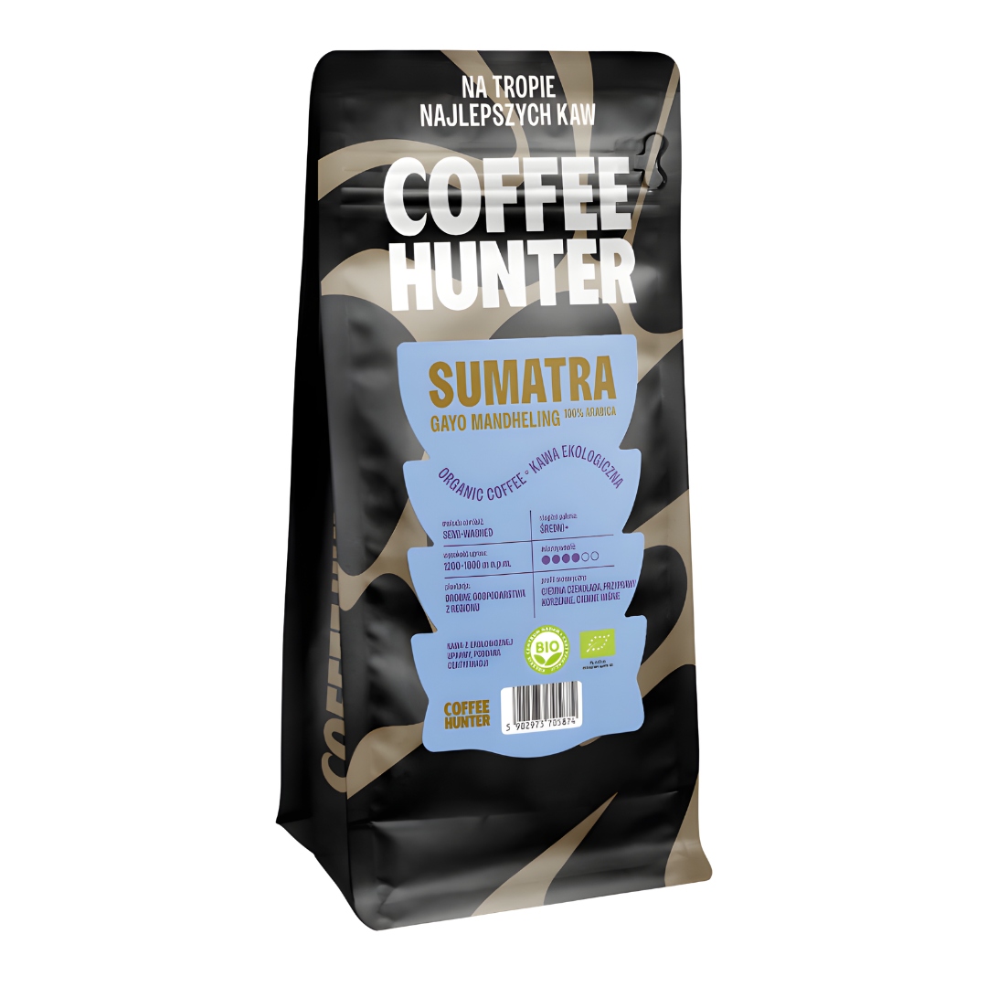 Levně Káva zrnková Sumatra Gayo mandeheling 100% Arabica 1 kg Coffe Hunter