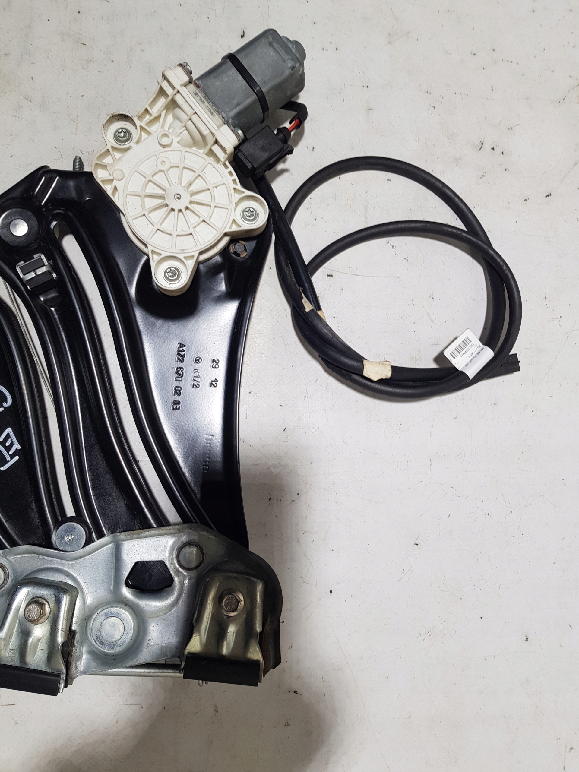 window regulator right rear part MERCEDES SLK W172 R172