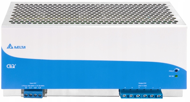 Zasilacz Napięciowy Trójfazowy 3 Fazy Din 960W 40A 24V 3F Delta Electronics