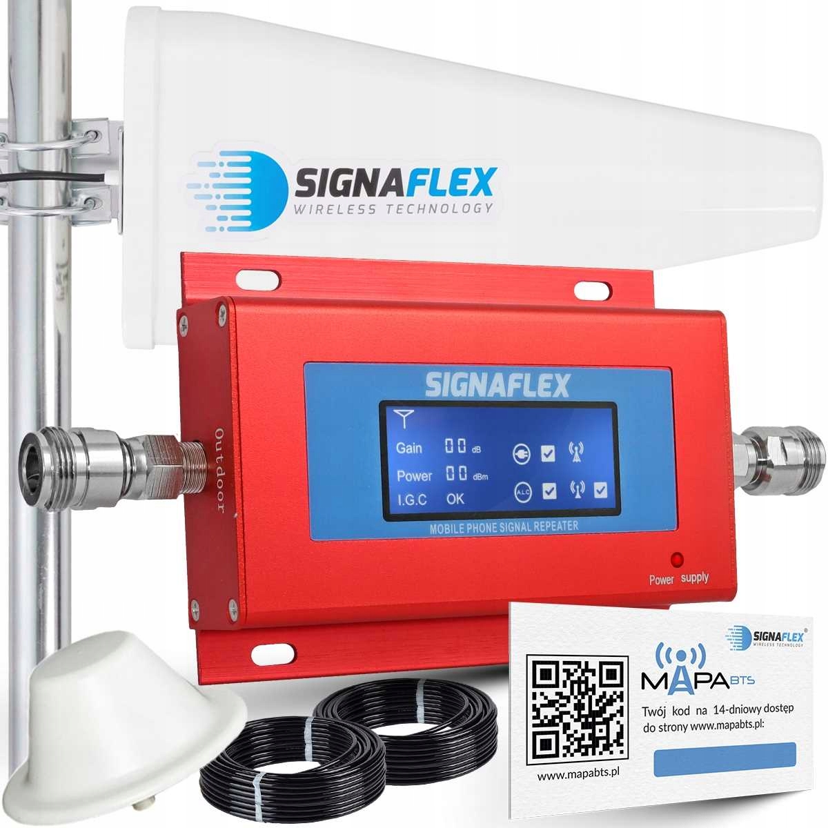 WZMACNIACZ ZASIĘGU SYGNAŁU GSM 2G MOCNA ANTENA