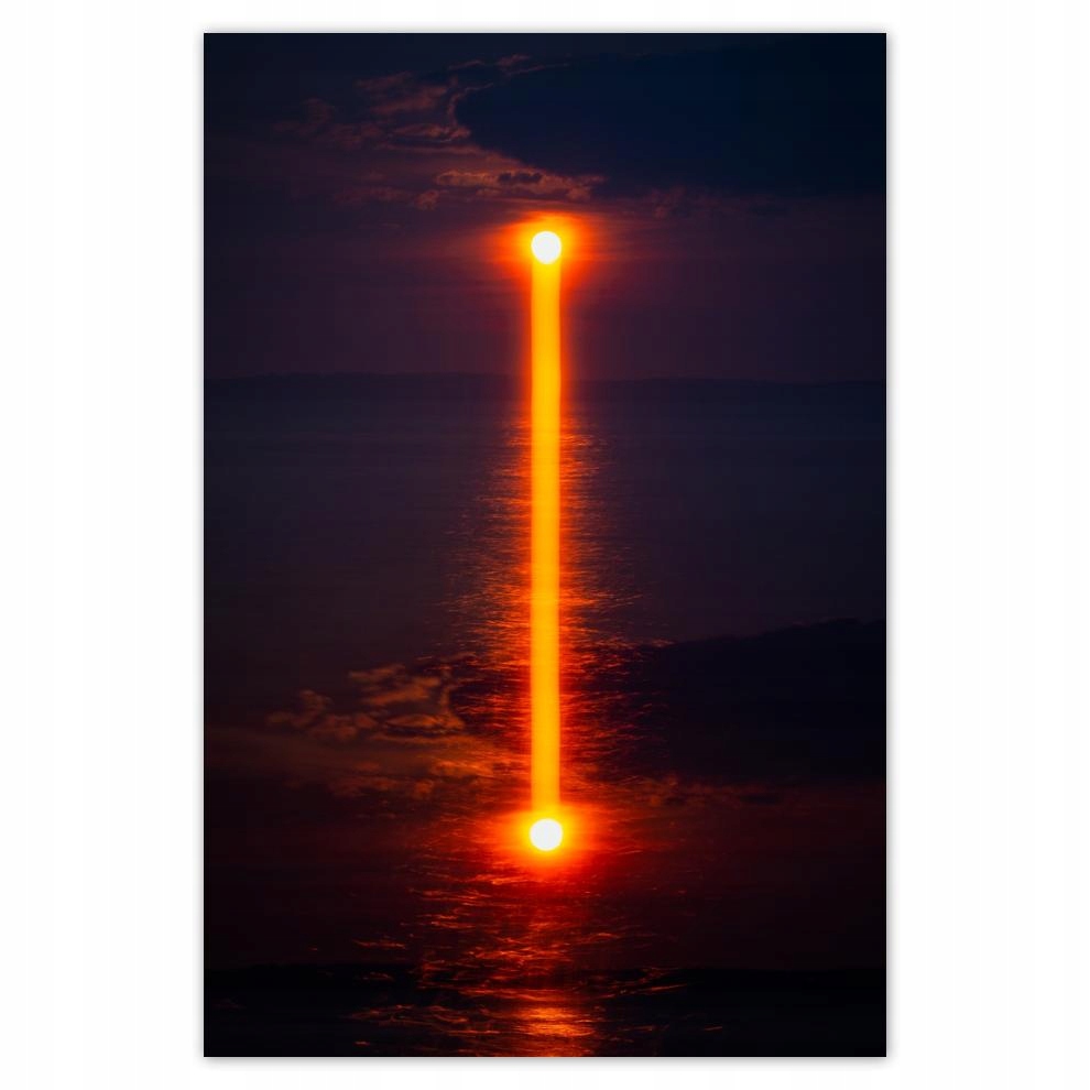 

Plakat 62x93 Zachód słońca Odbicie