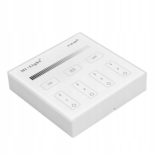 Led nástěnný panel Mono 4 Zónový stmívač Mi-Light B1