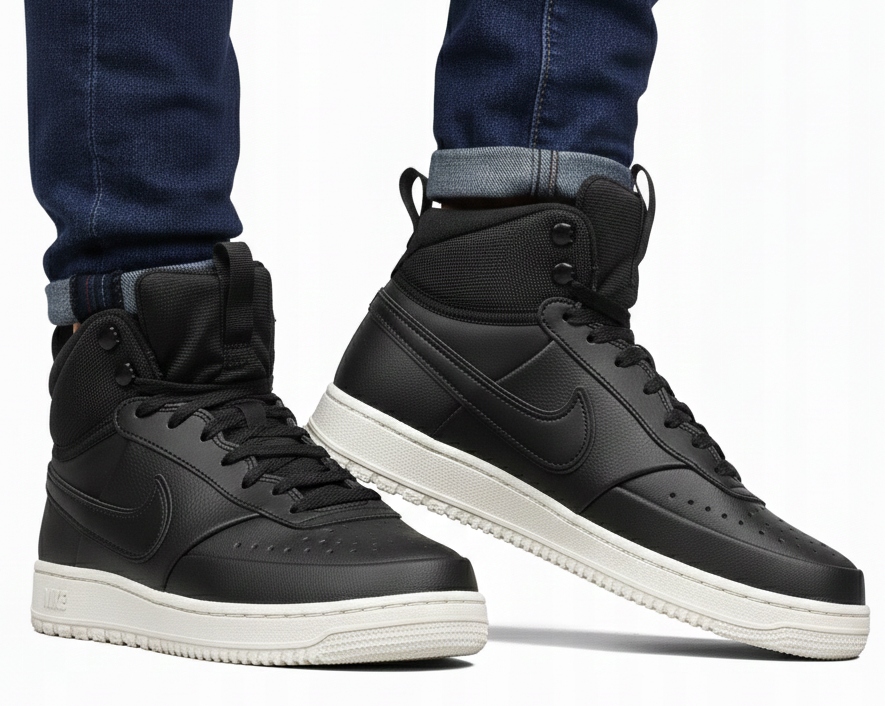 Nike Court Vision Mid Winter Voděodolné Zimní Pánské Sportovní Acg Černé