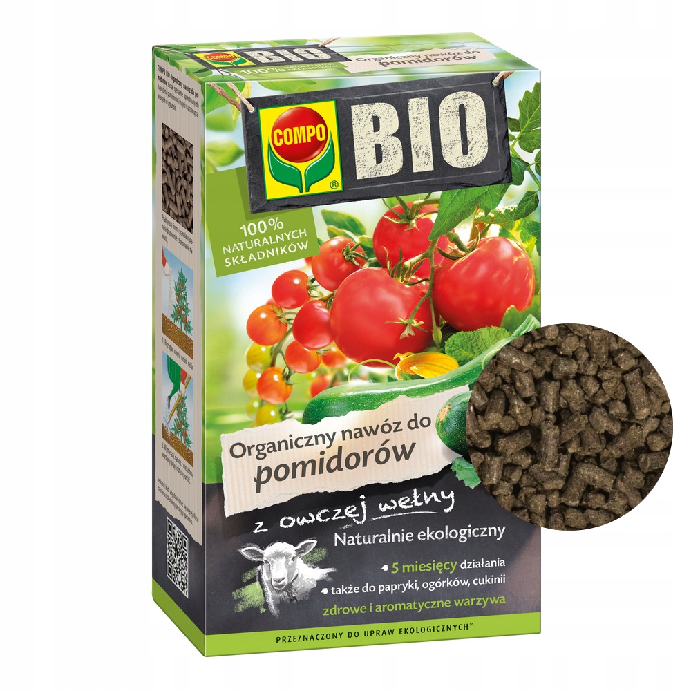 

Nawóz organiczny do Pomidorów 750g Compo Bio
