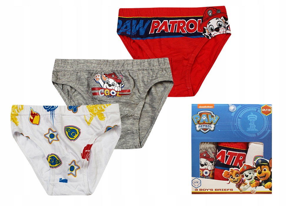 

Psi Paw Patrol Majtki Dla Chłopca 3-PAK 2/3LATA