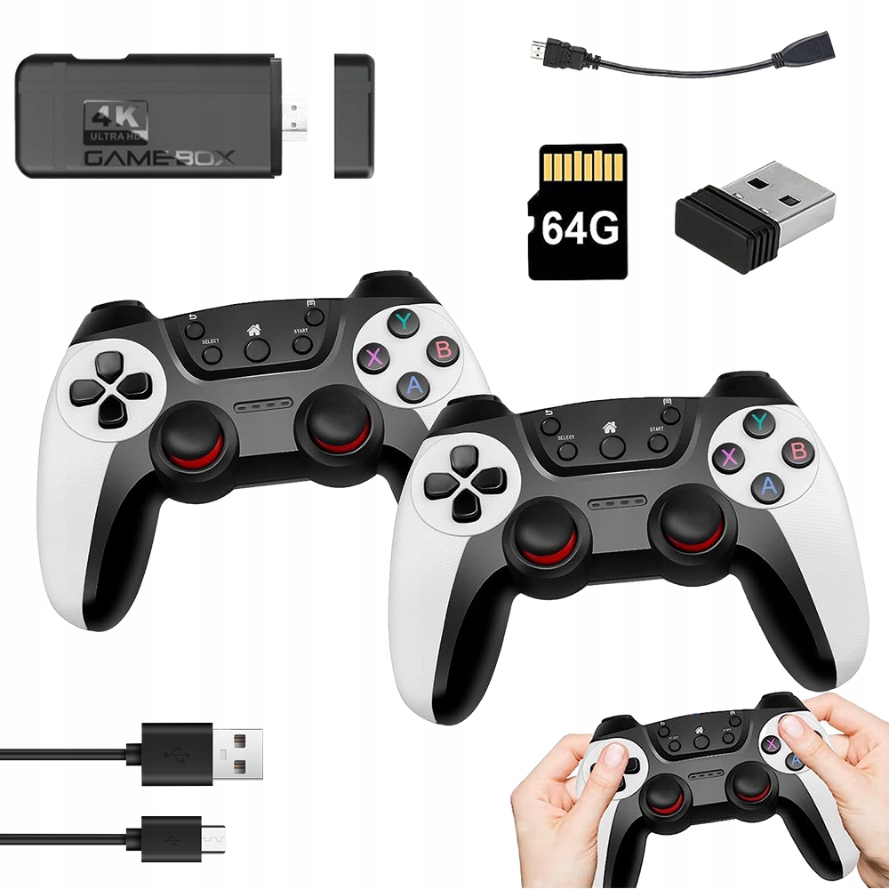 Konsola Retro 30000 Gra Telewizyjna Hdmi Joysticki Bezprzewodowe